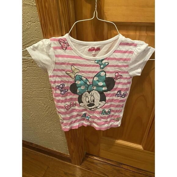 girls size 5 T Minnie mouse disney top - Picture 1 of 5
